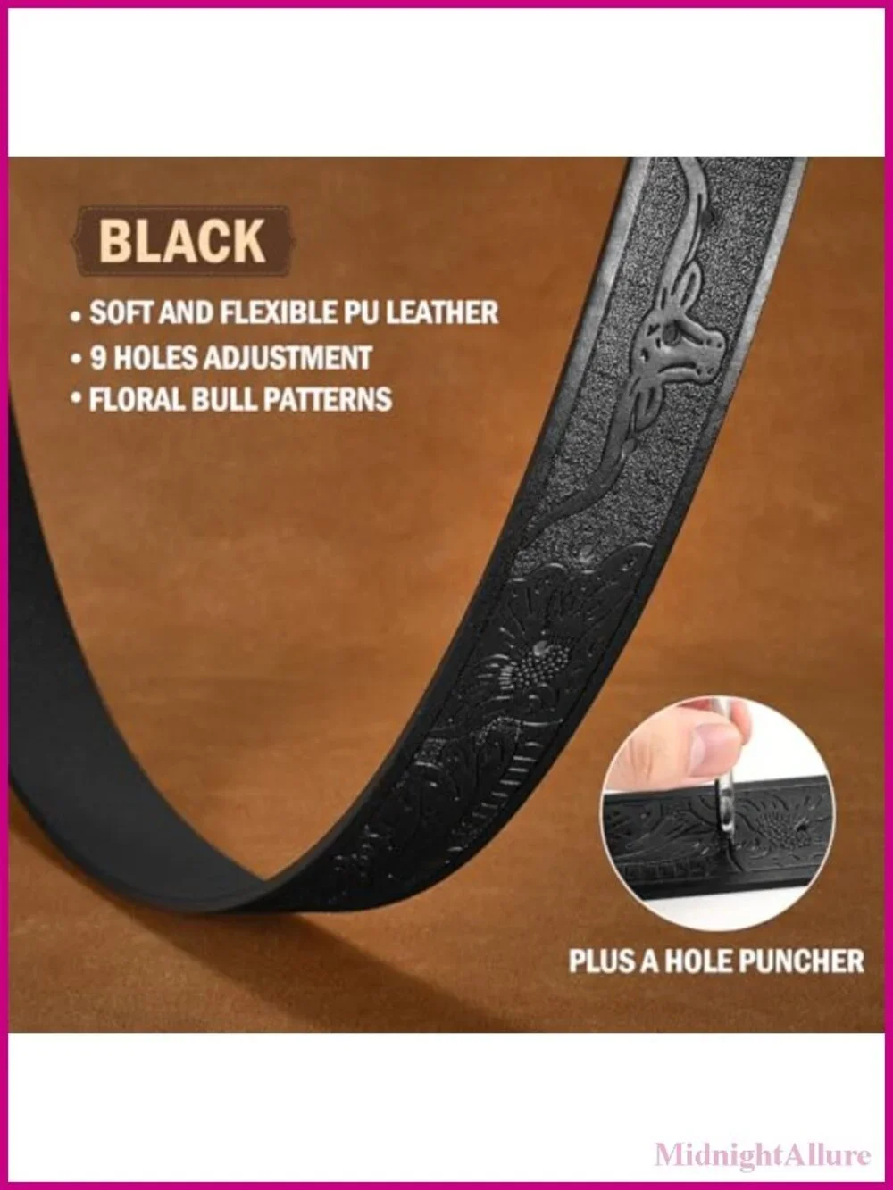 N/A western leather